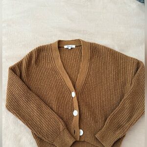 Madewell Brown Cardigan Sweater